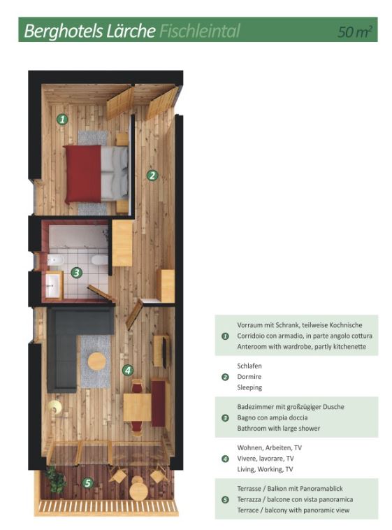 <p><strong>Apartament Larch Studio</strong></p> 8