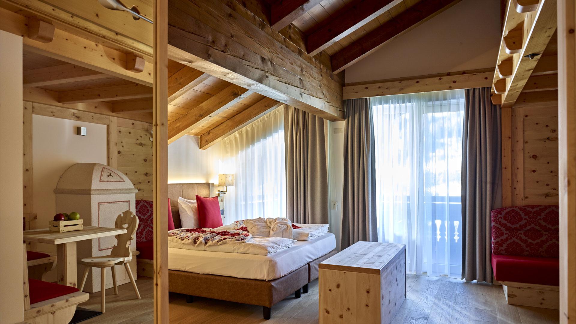 <p><strong>Suite </strong>(Suite Panorama Lagorai, Suite Family Relax, Suite Dolomiti Wellness, Suite Paradiso Benessere, Suite Tyrol, Suite Catinaccio)</p> 3